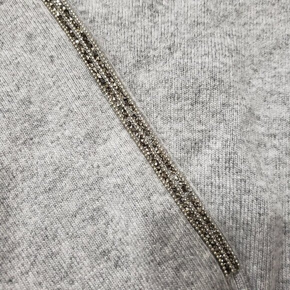 Brunello Cucinelli Wool Sweater Crystal Sleeve S - Picture 5 of 7